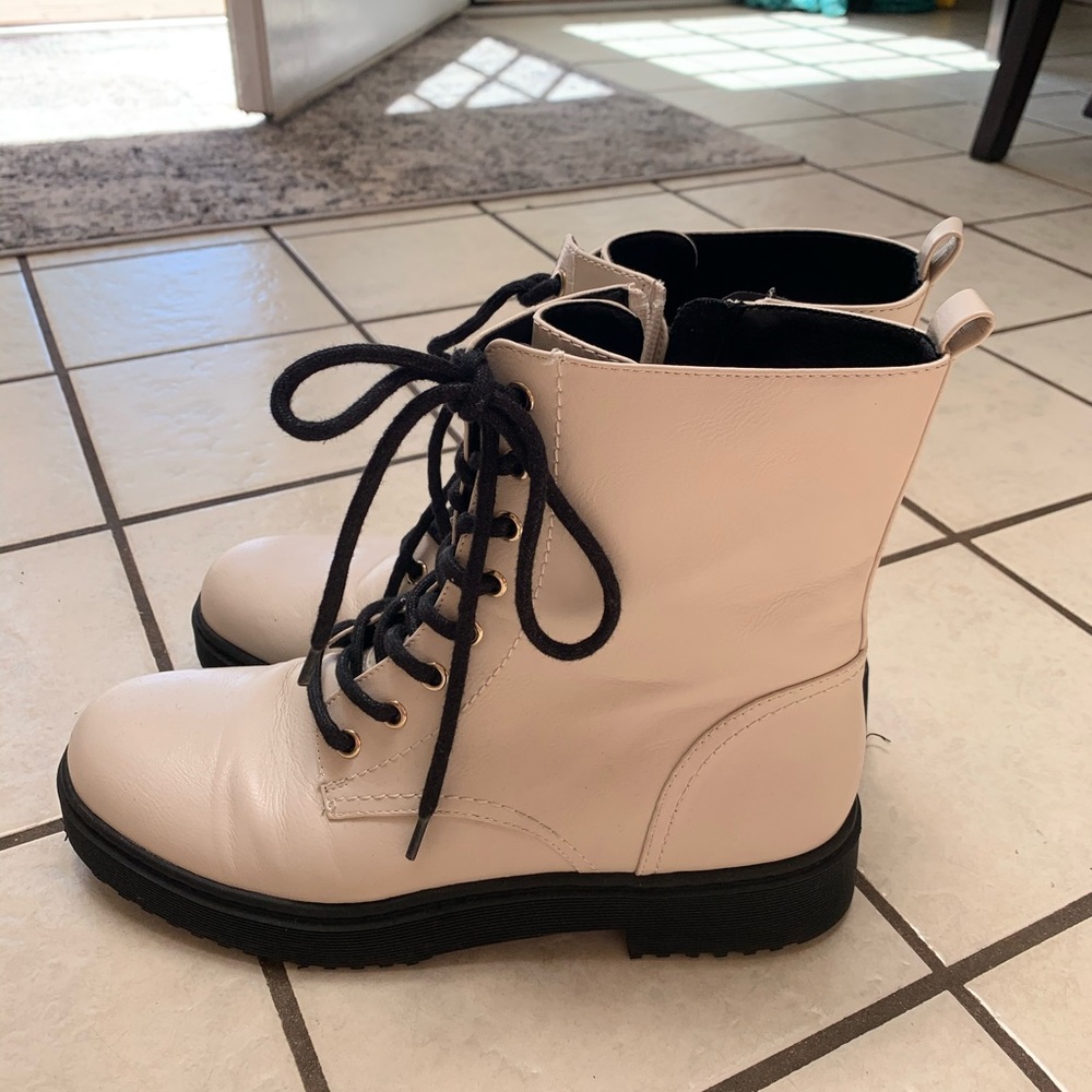 white boots